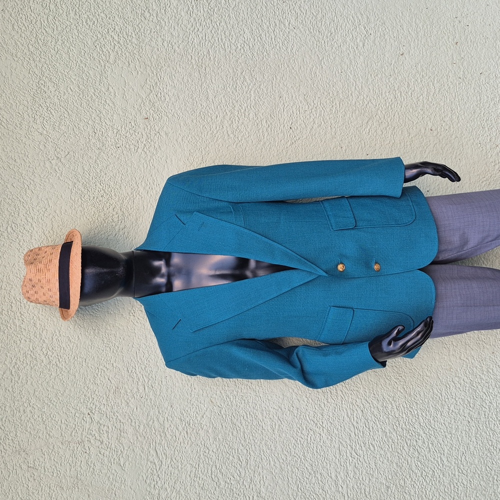 Andhurst (USA) Men's Vintage (2) Button Blazer with Gold Button Accents